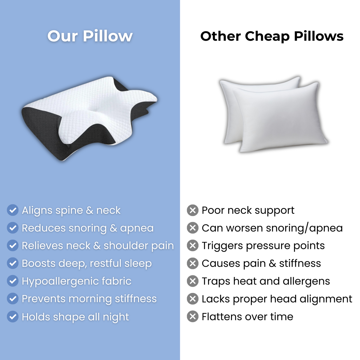 Glovoro™ - Orthopedic Dream Deep Pillow
