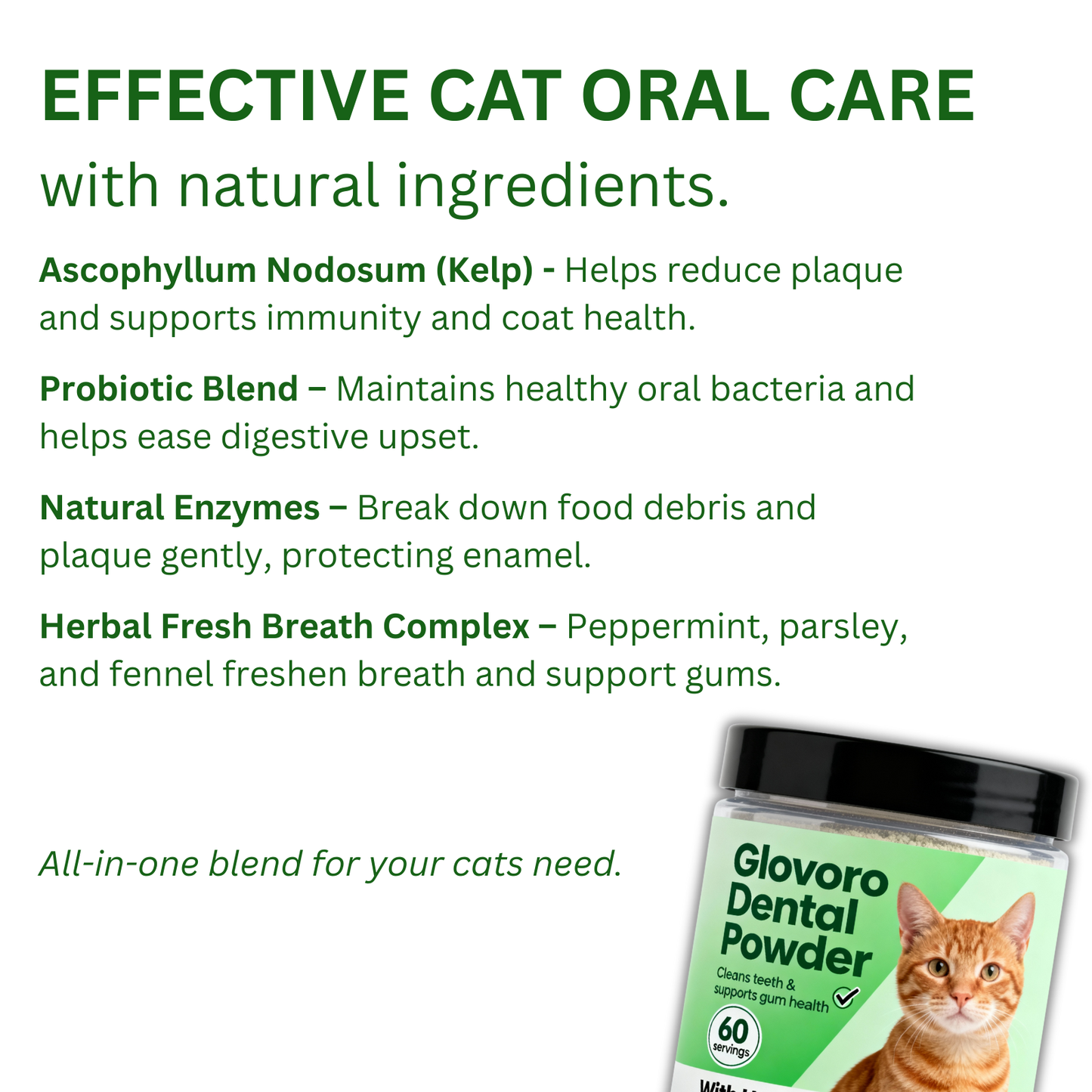 Glovoro Cat Dental Powder