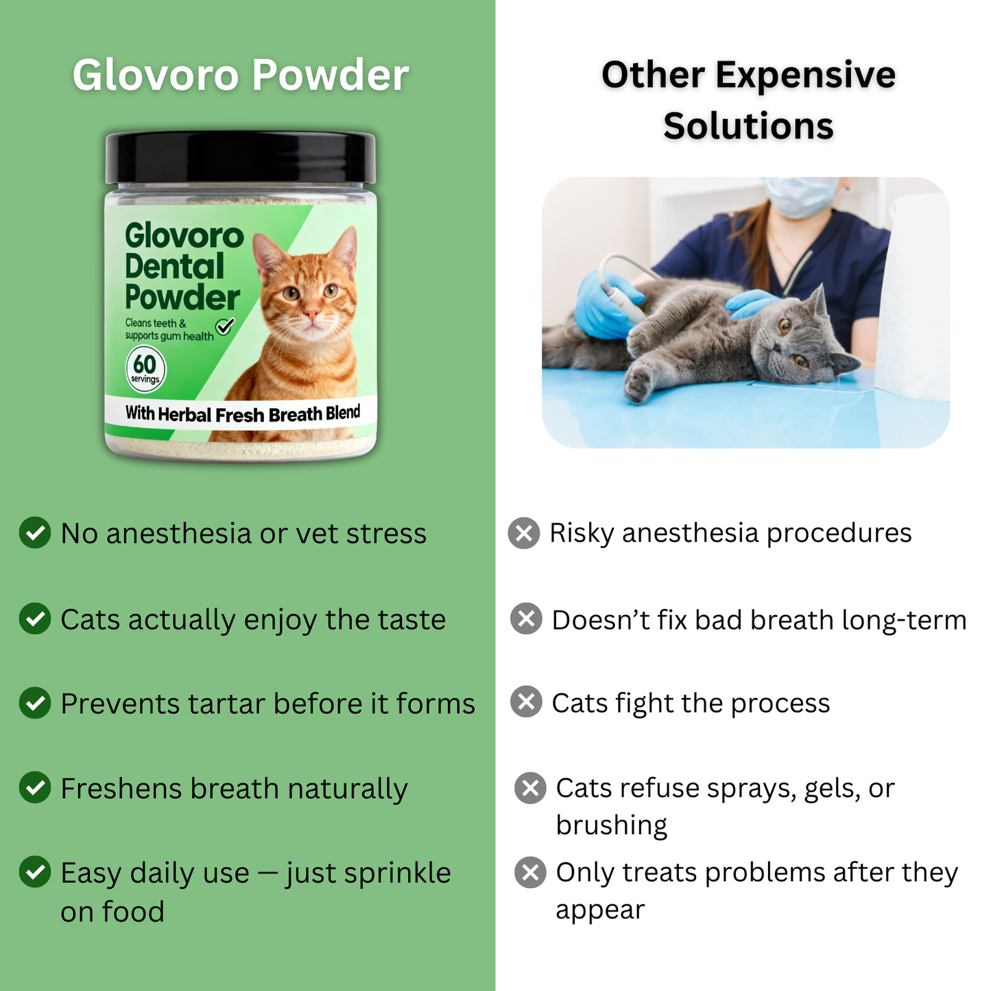 Glovoro Cat Dental Powder